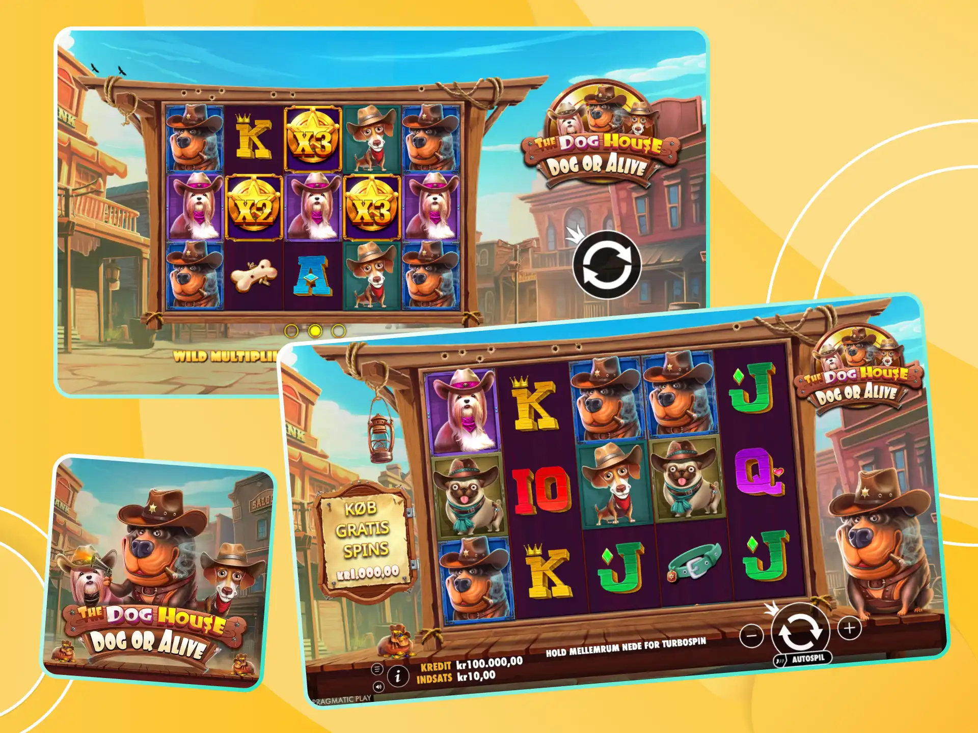 Join the The Dog House Dog or Alive game and hit the jackpot.