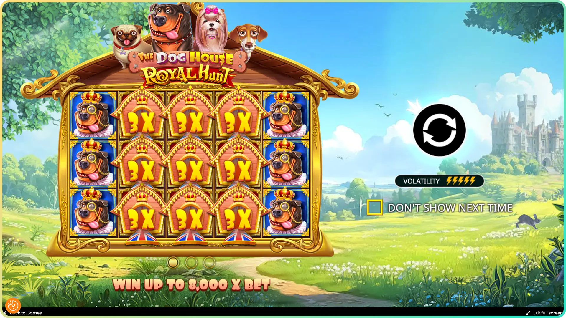 Start Dog House Royal Hunt now and chase big wins.